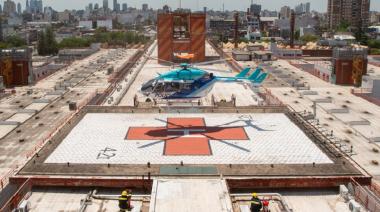 El Hospital Garrahan reactivó su helipuerto tras 4 años: clave para traslados críticos