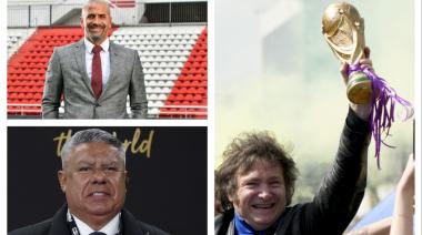 Verón, Estudiantes y Miami FC: cómo es la red de negocios que Milei exhibe como modelo