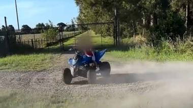 Provincia de Buenos Aires: la ANSV pide inhabilitar a un padre por dejar manejar un cuatriciclo a su hijo de 5 años