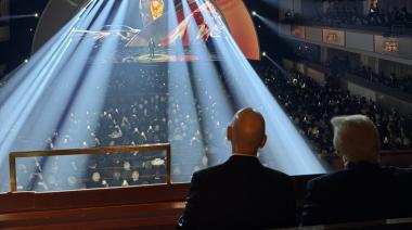 Andrea Bocelli, Donald Trump, Village People y un show de estrellas