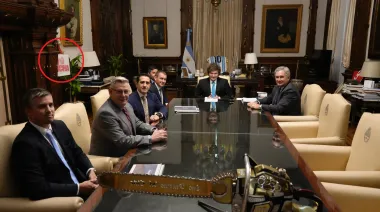 Milei, Estudiantes, Verón y una frase de Messi: cambios en el despacho presidencial