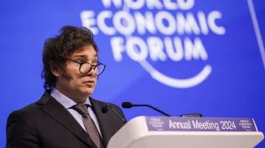Milei arma su discurso para Davos y mete a Trump en el eje por Venezuela