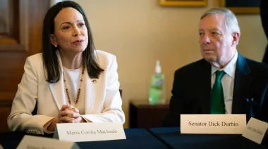 María Corina Machado en el Capitolio de Estados Unidos: qué les pidió a senadores republicanos