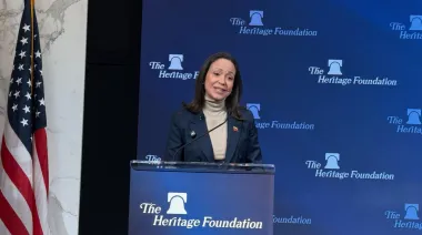 María Corina Machado en la Fundación Heritage: cómo imagina la transición en Venezuela