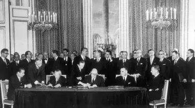 El tratado que selló la paz entre Francia y Alemania tras décadas de guerra