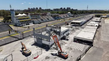 Empezaron las obras en el Autódromo Gálvez, con el sueño del regreso de la Fórmula 1