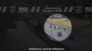 Video | Persecución de 50 cuadras por la General Paz: cómo fue la detención de dos jóvenes en un auto robado