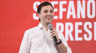 El presidente de River Stefano Di Carlo anunció la ampliación y techado del Monumental