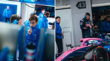 Franco Colapinto brilló en los test de Barcelona y marcó el segundo mejor tiempo