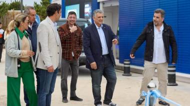 Caputo reapareció en Pinamar, cambió el look y buscó bajar la tensión con Francos