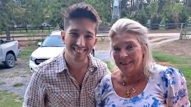 Elisa Carrió acompaña a Matías Yofe en Pilar y denuncia persecución política