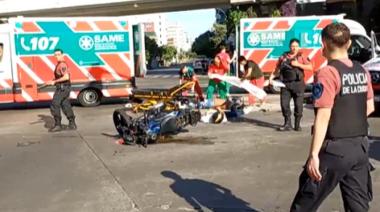 Palermo: dos muertos en un choque entre moto y colectivo 166 en Juan B. Justo y Córdoba