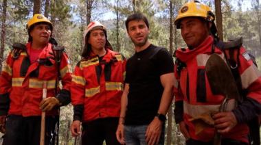Incendios en Chubut: Ignacio Torres confirmó que el fuego en Puerto Patriada está contenido en un 85%