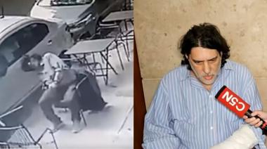 “Estoy vivo para contarlo”: el dramático testimonio del hombre herido por el blindex de un balcón en Colegiales