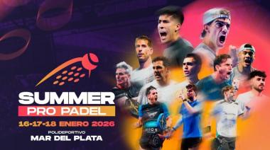 El Summer Pro Padel de Mar del Plata ya tiene la grilla de partidos