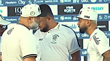 La barra brava de Santos apretó a Gabigol en su regreso al club