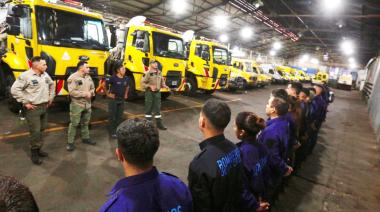 El Gobierno porteño envió bomberos y brigadistas para combatir los incendios en Chubut