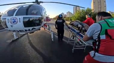 Siniestro vial en General Paz: hubo ocho heridos y el SAME activó el “Código Rojo”