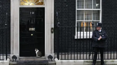 Larry, el gato que sobrevivió a todos en Downing Street