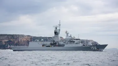 Australia desafía a China con una fragata en el estrecho de Taiwán