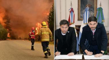 Ayuda de Kicillof a Chubut: el recuerdo del apoyo a Santa Fe que Pullaro empañó