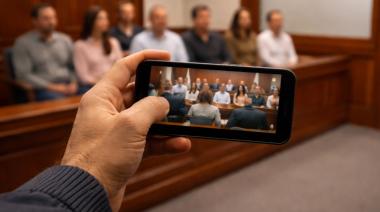 Escándalo en un juicio por jurados: filmó a los ciudadanos convocados y terminó preso