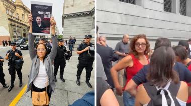 La esposa de Nahuel Gallo encaró a Solano, Del Plá y Biasi: su polémica reacción