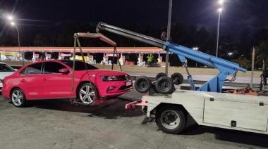 Se hacían los "Toretto" en la General Paz, pero les decomisaron los autos y las motos