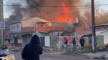 Así se originó el incendio en el depósito de garrafas en Mariano Acosta