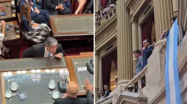 El Gordo Dan, Bregman y el titular del bloque K: los videos durante el discurso de Milei