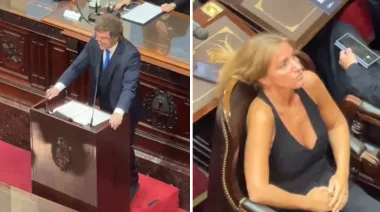 "Desquiciado": quién es la polémica diputada K que le dio la espalda a Milei