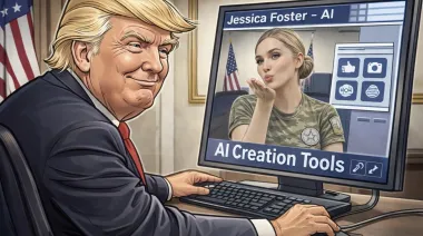 La modelo que apoya a Trump, tiene casi un millón de fans y no es real