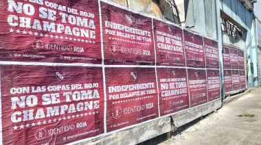 Avellaneda amaneció empapelada contra la conducción de Grindetti en Independiente
