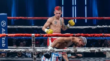 El impactante nocaut de Baltazar Noria que lo llevó al título superwelter AMB