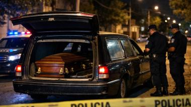 Roban un vehículo fúnebre en la ciudad de Berisso y lo abandonan al hallar un ataúd