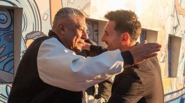 Messi y Tapia juntos en Ezeiza: un gesto en plena crisis de la AFA