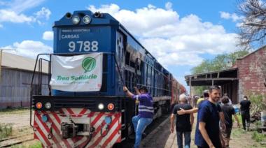 Tucumán: el Tren Solidario arribó con 11 vagones de ayuda para evacuados