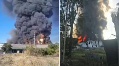 Francisco Álvarez: se reavivó el fuego en el depósito de pinturas