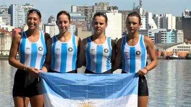 El remo femenino Sub-23 obtuvo el oro sudamericano en Brasil