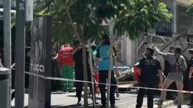 Alarma y pánico por otro derrumbe en la CABA: esta vez en Libertador y Juramento