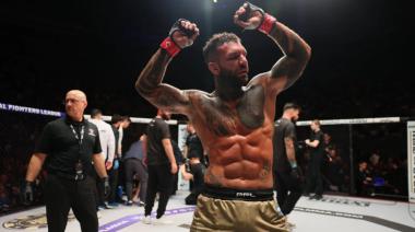 Franco Tenaglia luchó, brilló y conquistó Madrid en su debut en la PFL