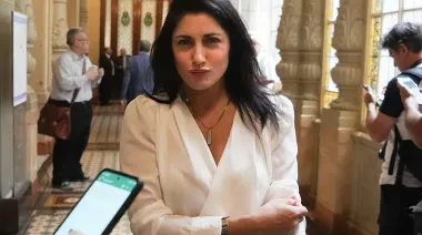 La diputada Juliana Santillán dijo que vio al embajador de Checoslovaquia