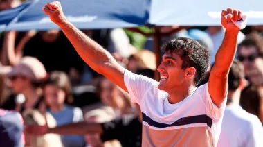 Román Burruchaga dio el golpe en Houston: el triunfo más grande de su carrera