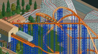 YouTuber construyó una atracción del RollerCoaster Tycoon más extensa que la galaxia