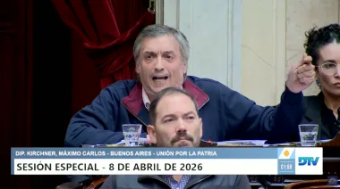 Máximo Kirchner en llamas por la Ley de Glaciares: qué vaticinó para el 2027