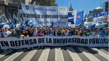 Universidades Nacionales: 24 horas de protesta por la ley que vetó Milei