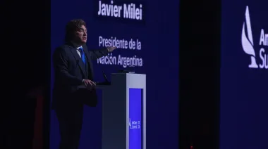 Inflación y otras perlitas: la nube de palabras del discurso de Milei en AmCham