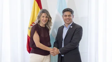 Kicillof y Yolanda Díaz cerraron una agenda clave en Madrid: ¿qué se acordó?