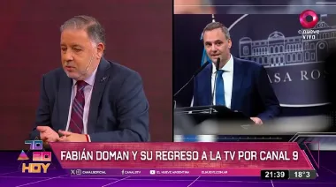 Doman vuelve a Canal 9 y apuntó contra Adorni en vivo: qué dijo