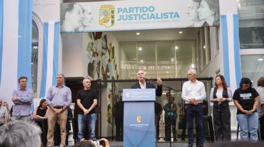 PJ La Plata: Julio Alak convocó a unir al peronismo detrás de Axel Kicillof